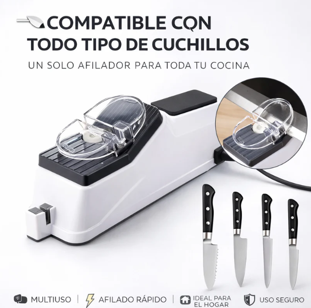Afilador de cuchillos eléctrico profesional