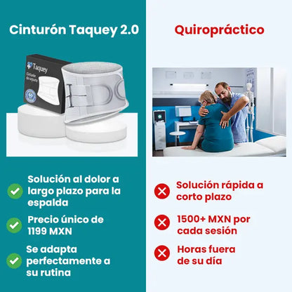 Soporte lumbar autocalentable