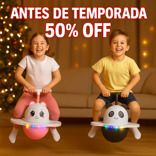 Pelota Saltarina con Luces LED ¡Diversión Activa para Niños y Niñas!
