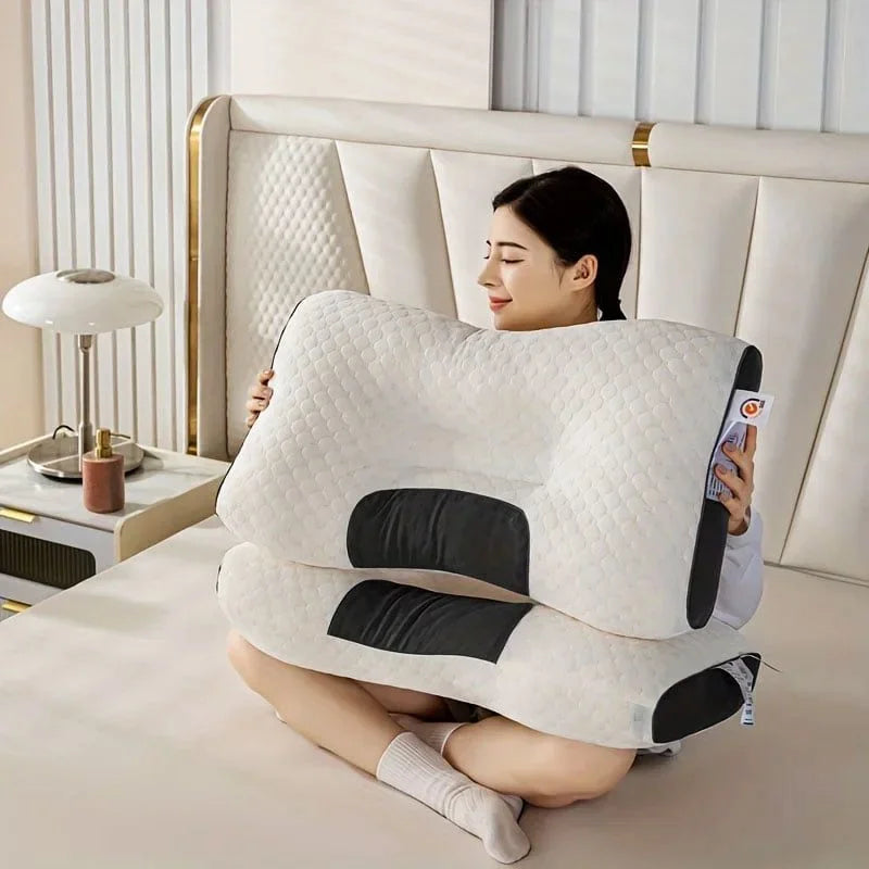Almohada ortopédica cervical de protección del cuello