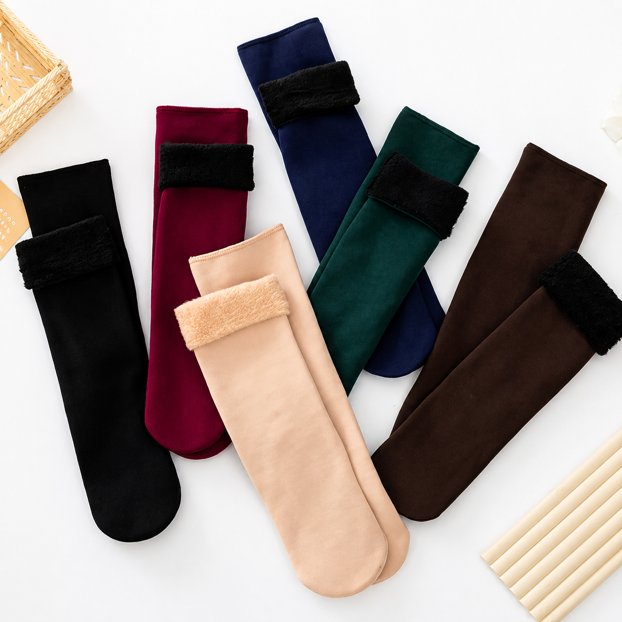 PACK 12 PARES | Calcetines Térmicos para invierno + 2 Regalos sorpresa 🎁