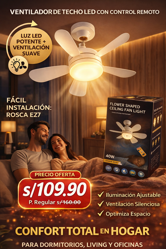 FOCO LED VENTILADOR PREMIUM