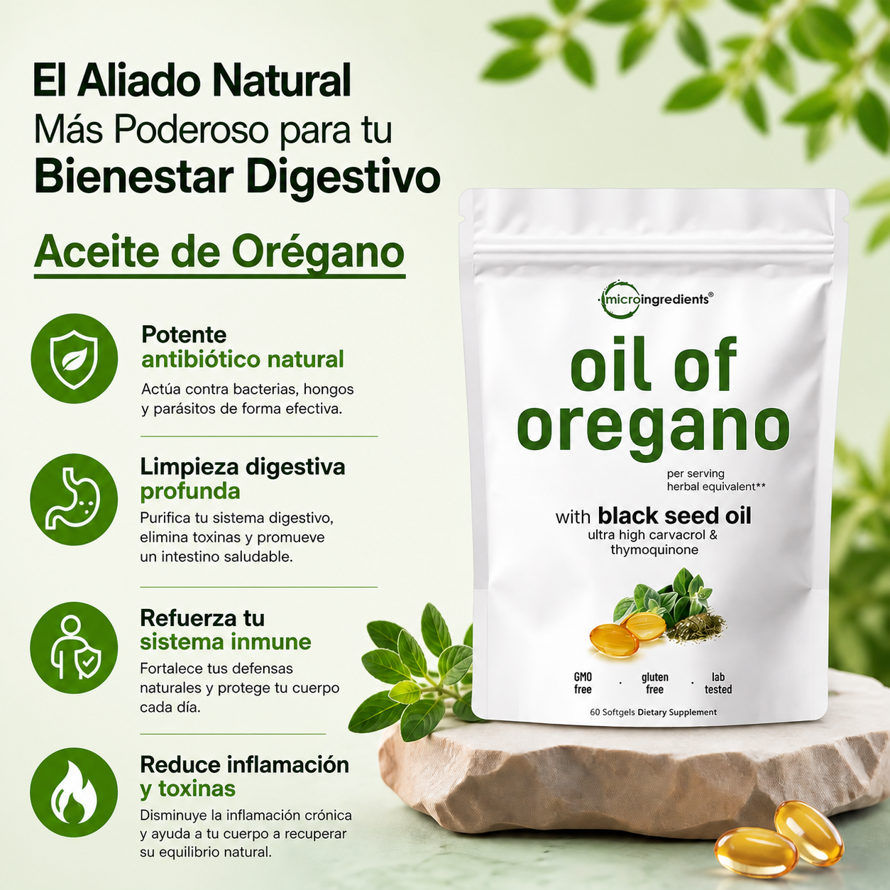 Aceite de Oregano - El Aliado Natural Más Poderoso para tu Bienestar Digestivo