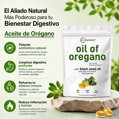 Aceite de Oregano - El Aliado Natural Más Poderoso para tu Bienestar Digestivo