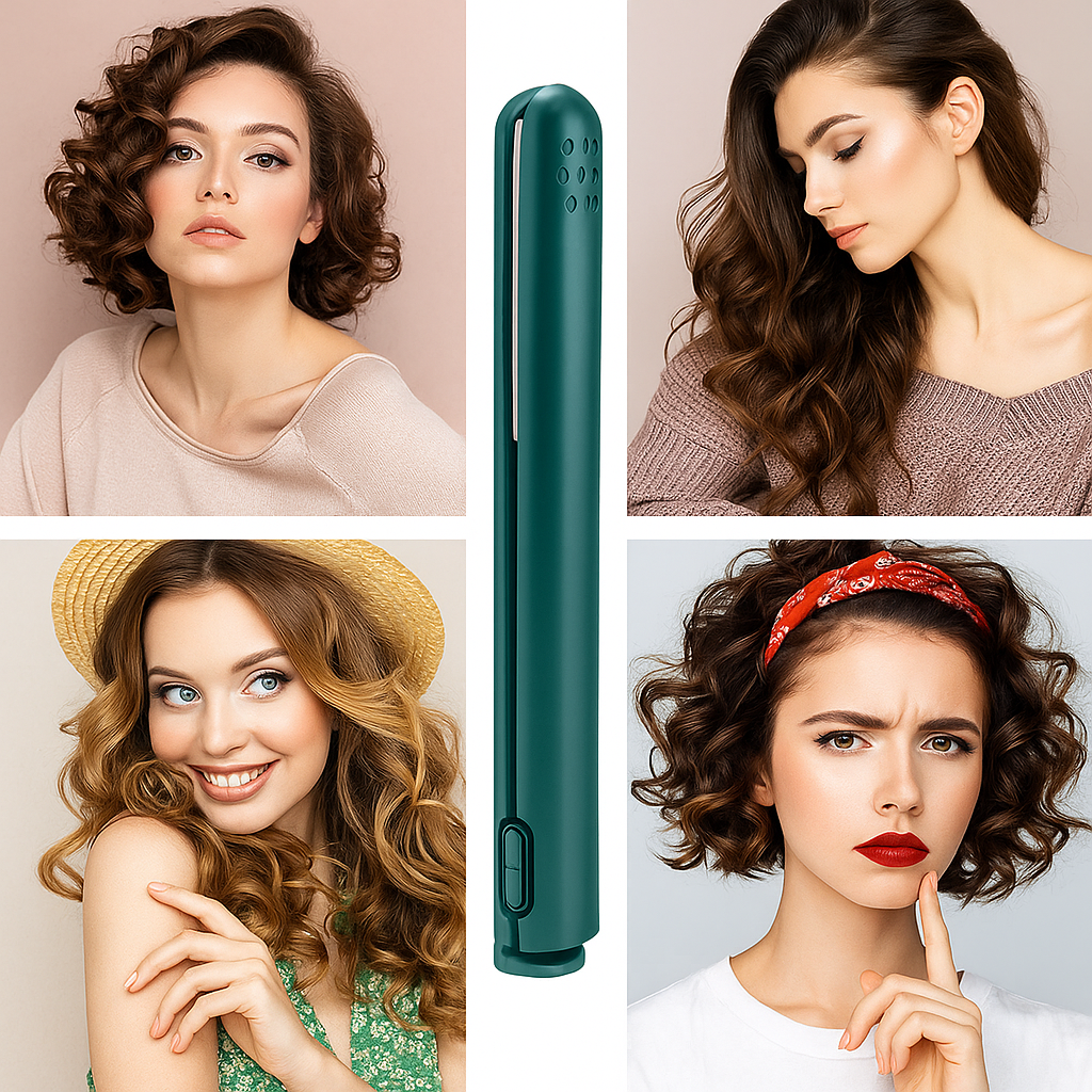 Rizador de pelo de doble uso | Rizador y Alisador