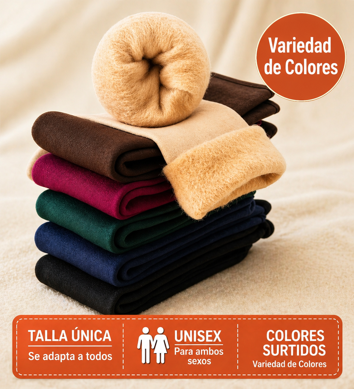 PACK 12 PARES | Calcetines Térmicos para invierno + 2 Regalos sorpresa 🎁