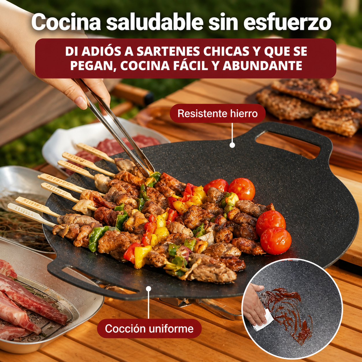 SARTÉN COREANO PREMIUM - Cocina fácil, rápida y saludable para tu hogar