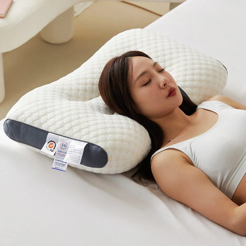 Almohada ortopédica cervical de protección del cuello