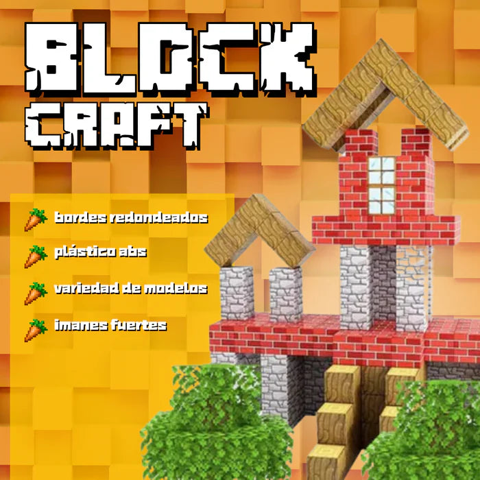 Block Craft™ - Bloques Magnéticos 200 Piezas