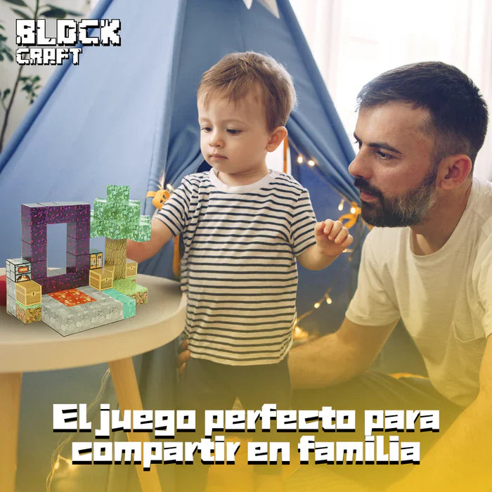 Block Craft™ - Bloques Magnéticos 200 Piezas