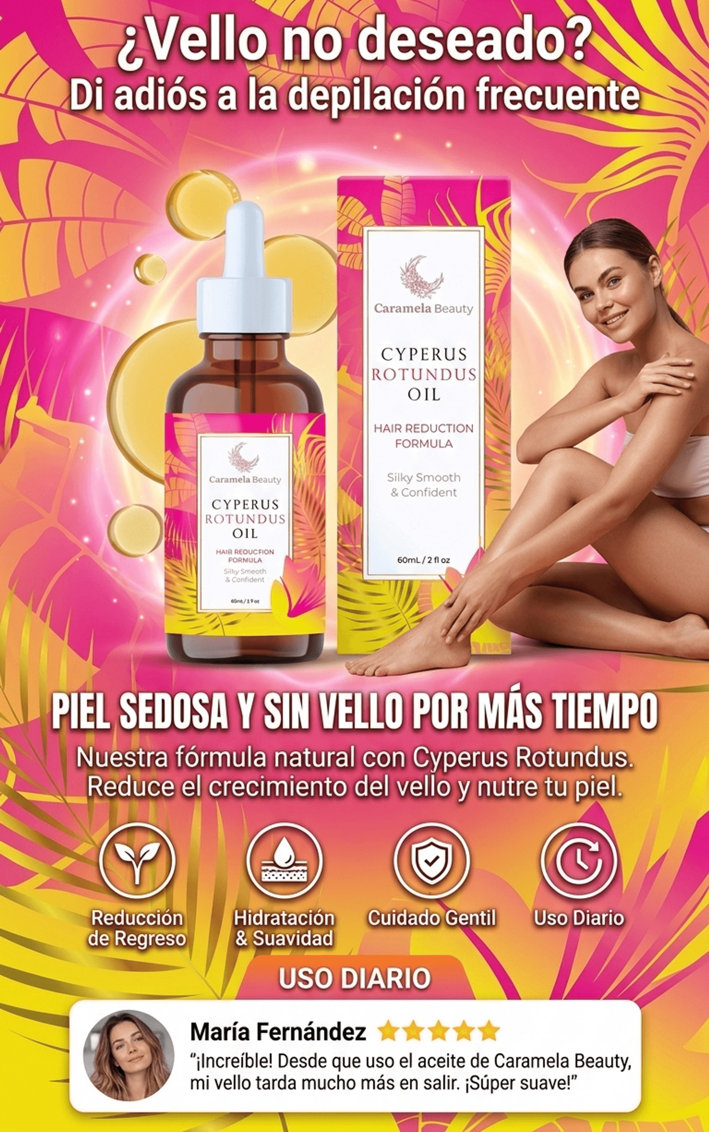 Aceite de Cyperus - Control de Vello