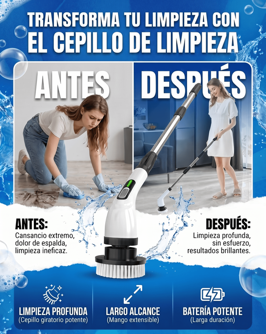 Cepillo de Limpieza Eléctrico 9 en 1
